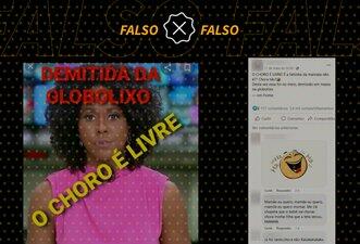 Não é verdade que Maju Coutinho foi demitida da TV Globo