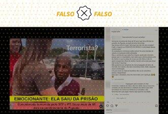 Vídeo não mostra libertação de idosa presa por atos golpistas no DF