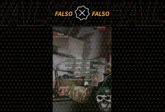 É falso que vídeo mostra munição apreendida pelo Exército no RJ; gravação foi feita na Ucrânia