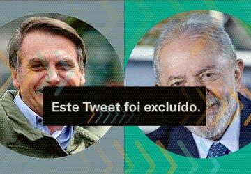 Lula e Bolsonaro apagaram tuítes em que trocam ataques e repetem desinformação
