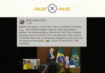 Posts tiram vídeo de contexto para mentir que Alckmin ‘admitiu’ fraude nas eleições de 2022