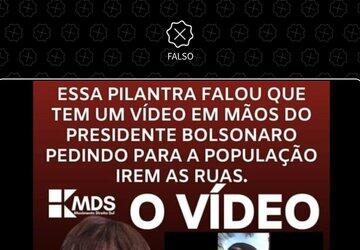 Reportagem sobre apoio de Bolsonaro a protestos não usou vídeo de 2015