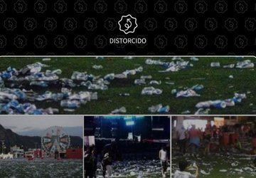 Fotos que mostram lixo no Rock in Rio são de 2011 e 2013, não da edição atual