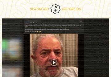 Vídeo em que Lula diz que está 'livre para ajudar a libertar o Brasil' não é atual, mas de 2019