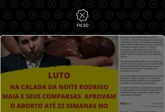 É falso que Câmara liberou aborto até 22 semanas durante a pandemia