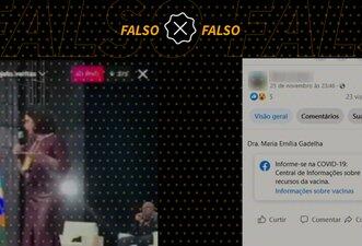 Em vídeo, médica mente sobre substâncias e efeitos adversos de vacinas contra a Covid-19
