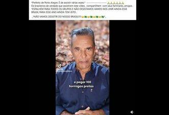 Não é o prefeito de Porto Alegre homem que, em vídeo, diz que esquerda dividiu o Brasil