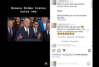 Piada de Biden é editada para fazer crer que presidente ‘travou’ durante discurso