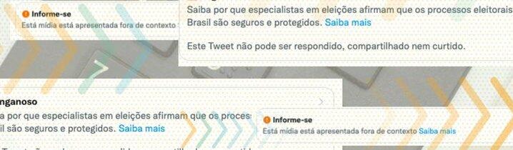 Um mês após nova política, Twitter mantém posts sobre fraude eleitoral sem alerta de desinformação
