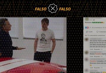 Foto em que Max Verstappen aparece com camiseta pró-Bolsonaro é montagem