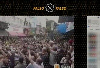 Vídeo em que Bolsonaro caminha com apoiadores não é recente nem foi gravado em Franco da Rocha