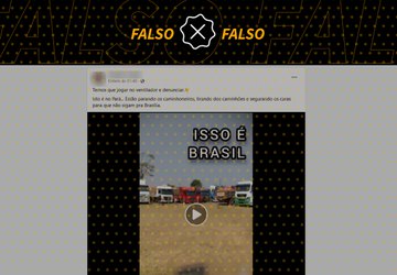 PRF não impediu caminhoneiros de ir a Brasília; vídeo mostra operação contra crimes ambientais