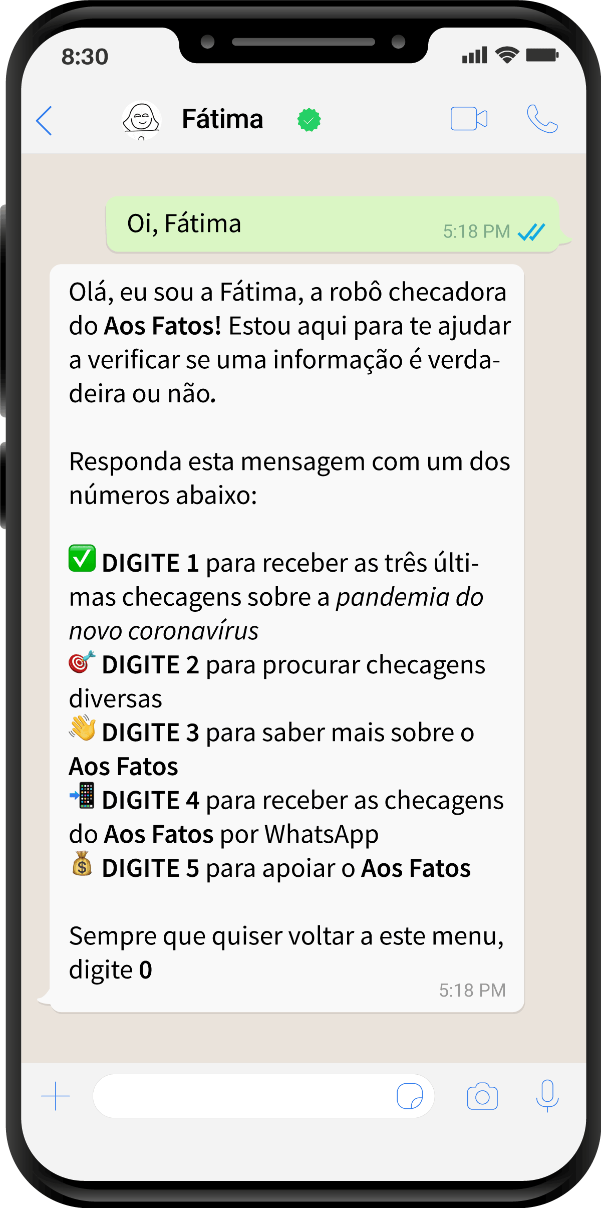 Fatima whatsapp